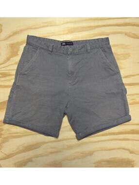 Zara Men's Size 32 Grey Denim Couture Shorts
